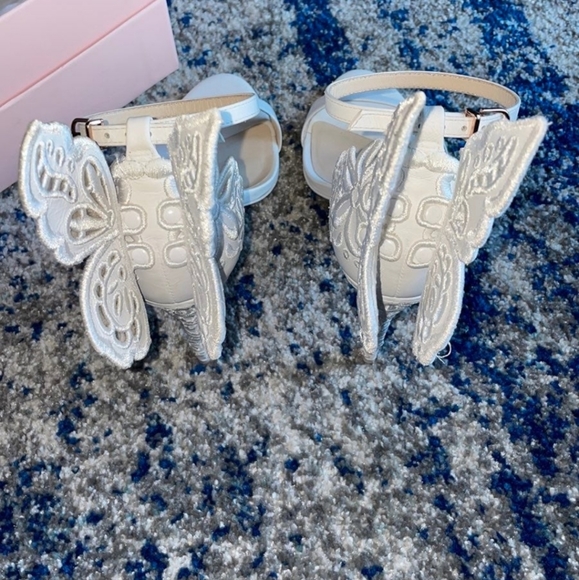 White Sophia Webster Chiara Heeled Sandals - Picture 12 of 13